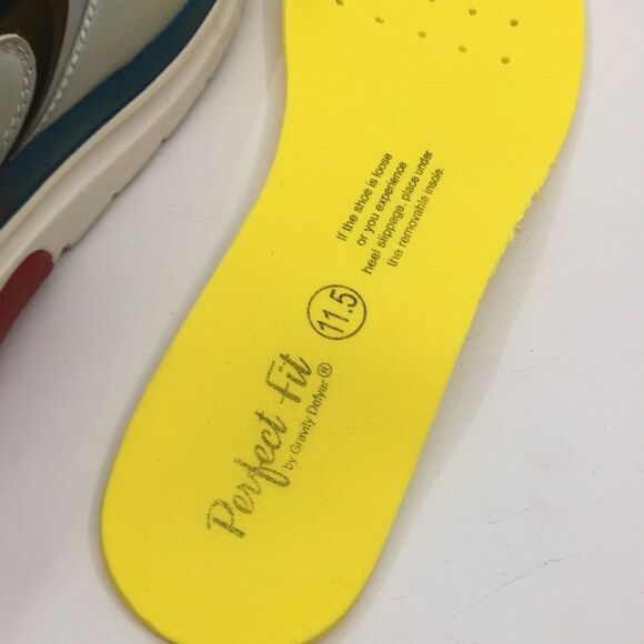 Gravity Defyer Gdefy Energiya Athletic Walking Sneakers, M 11.5 Gry/Red/Blk/Grn - Picture 12 of 16